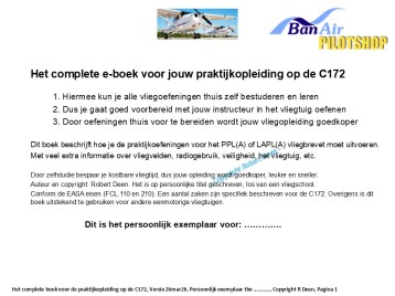 Het complete boek voor de praktijkopleiding op de C172, pag 1